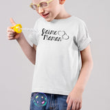 T-Shirt Enfant J'aime maman Blanc