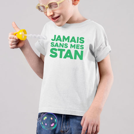 T-Shirt Enfant Jamais sans mes Stan Blanc