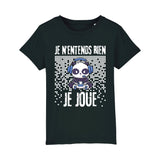 T-Shirt Enfant Je n'entends rien je joue 