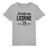 T-Shirt Enfant Je suis une licorne 