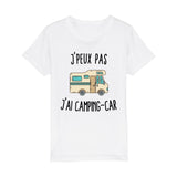 T-Shirt Enfant J'peux pas j'ai camping-car 