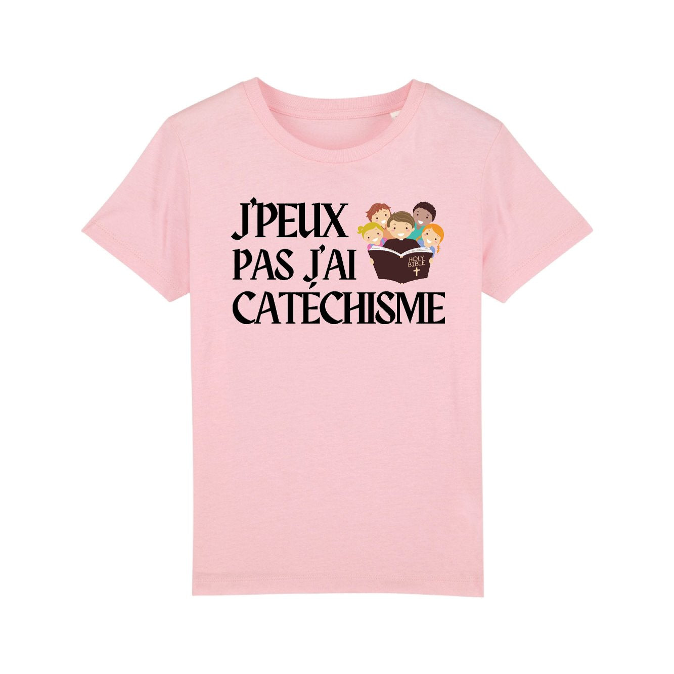 T-Shirt Enfant J'peux pas j'ai catéchisme 