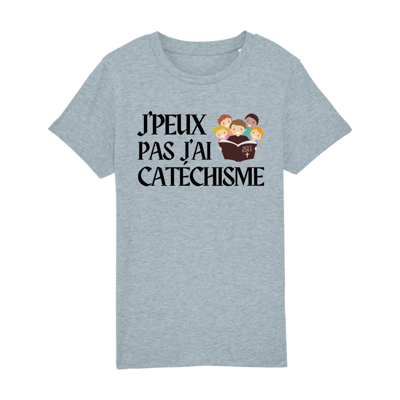 T-Shirt Enfant J'peux pas j'ai catéchisme 