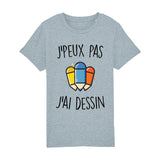 T-Shirt Enfant J'peux pas j'ai dessin 