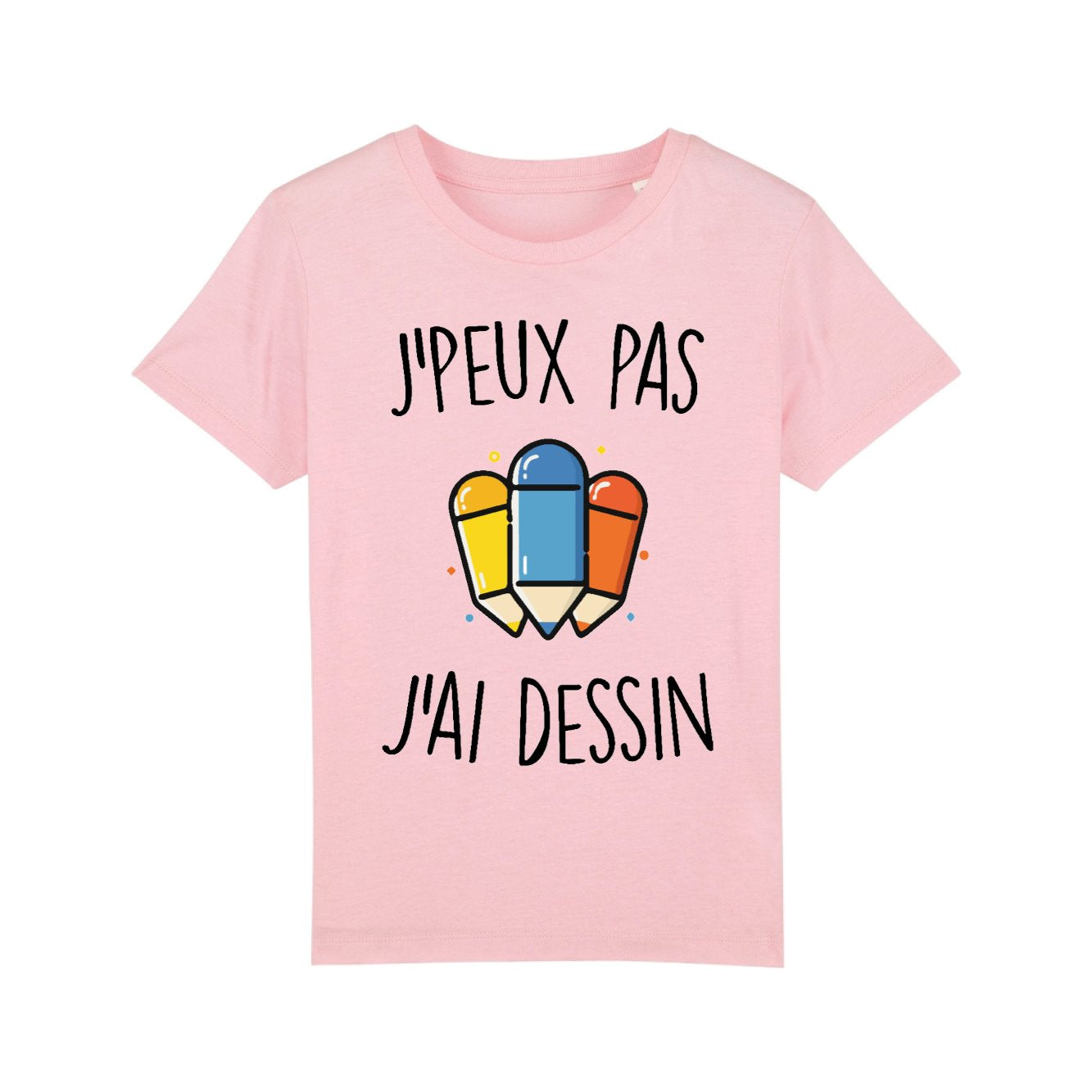T-Shirt Enfant J'peux pas j'ai dessin 