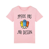 T-Shirt Enfant J'peux pas j'ai dessin 