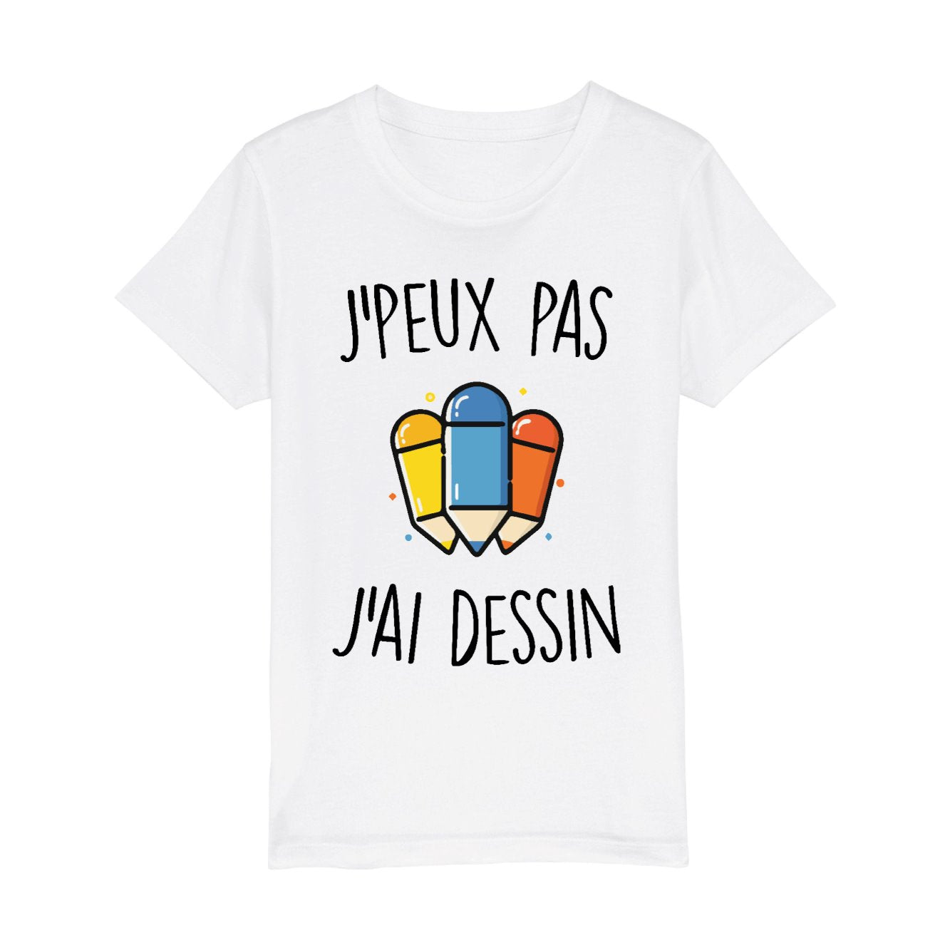 T-Shirt Enfant J'peux pas j'ai dessin 