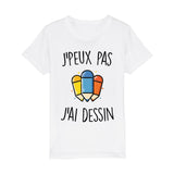 T-Shirt Enfant J'peux pas j'ai dessin 
