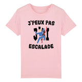 T-Shirt Enfant J'peux pas j'ai escalade 