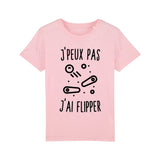T-Shirt Enfant J'peux pas j'ai flipper 
