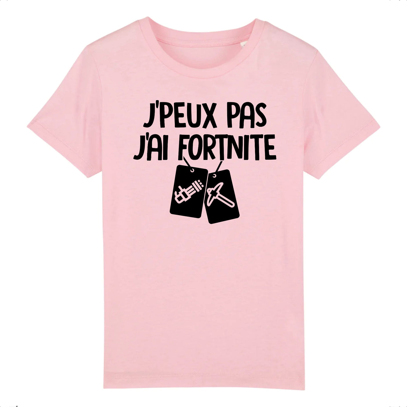 T-Shirt Enfant J'peux pas j'ai Fortnite 
