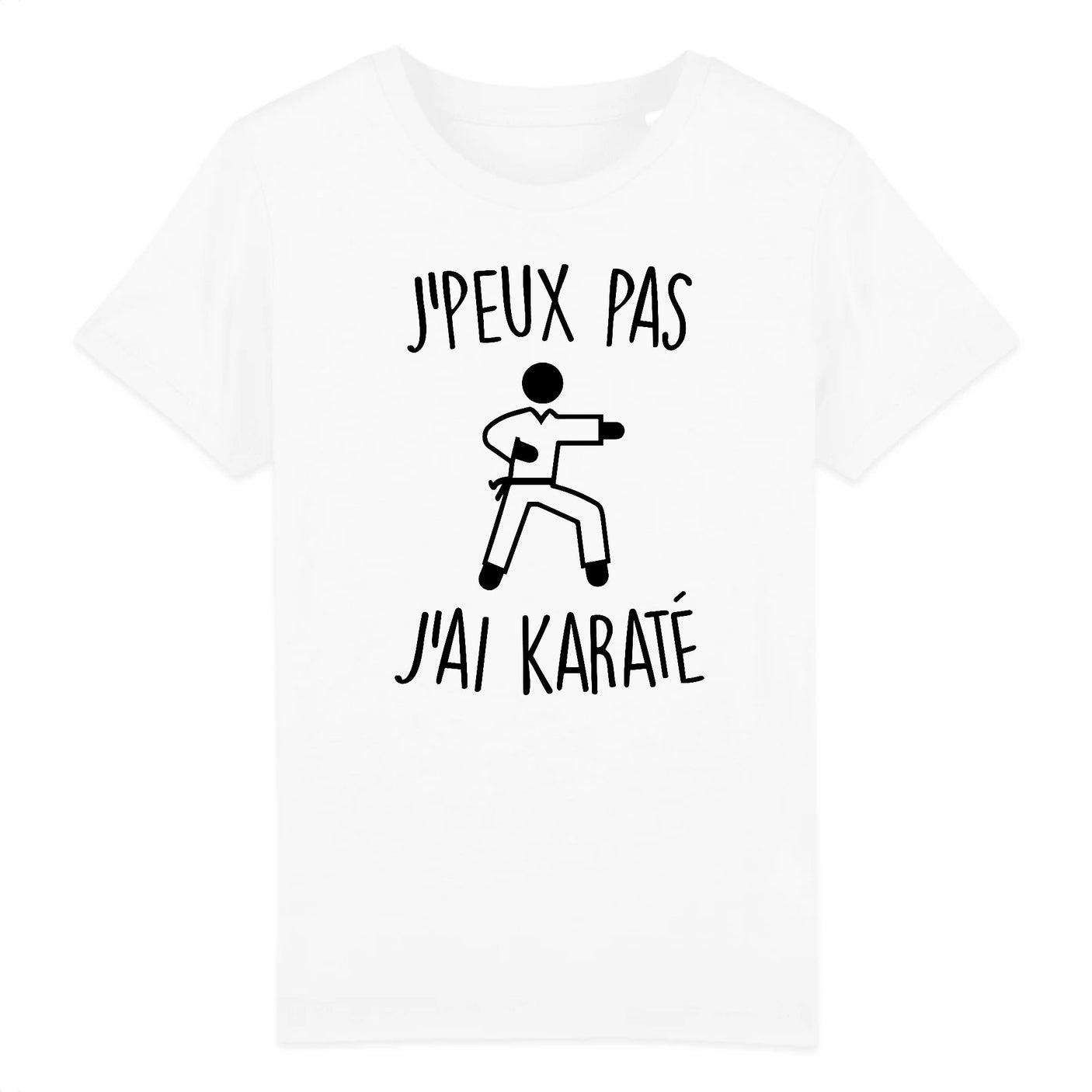 T-Shirt Enfant J'peux pas j'ai karaté 