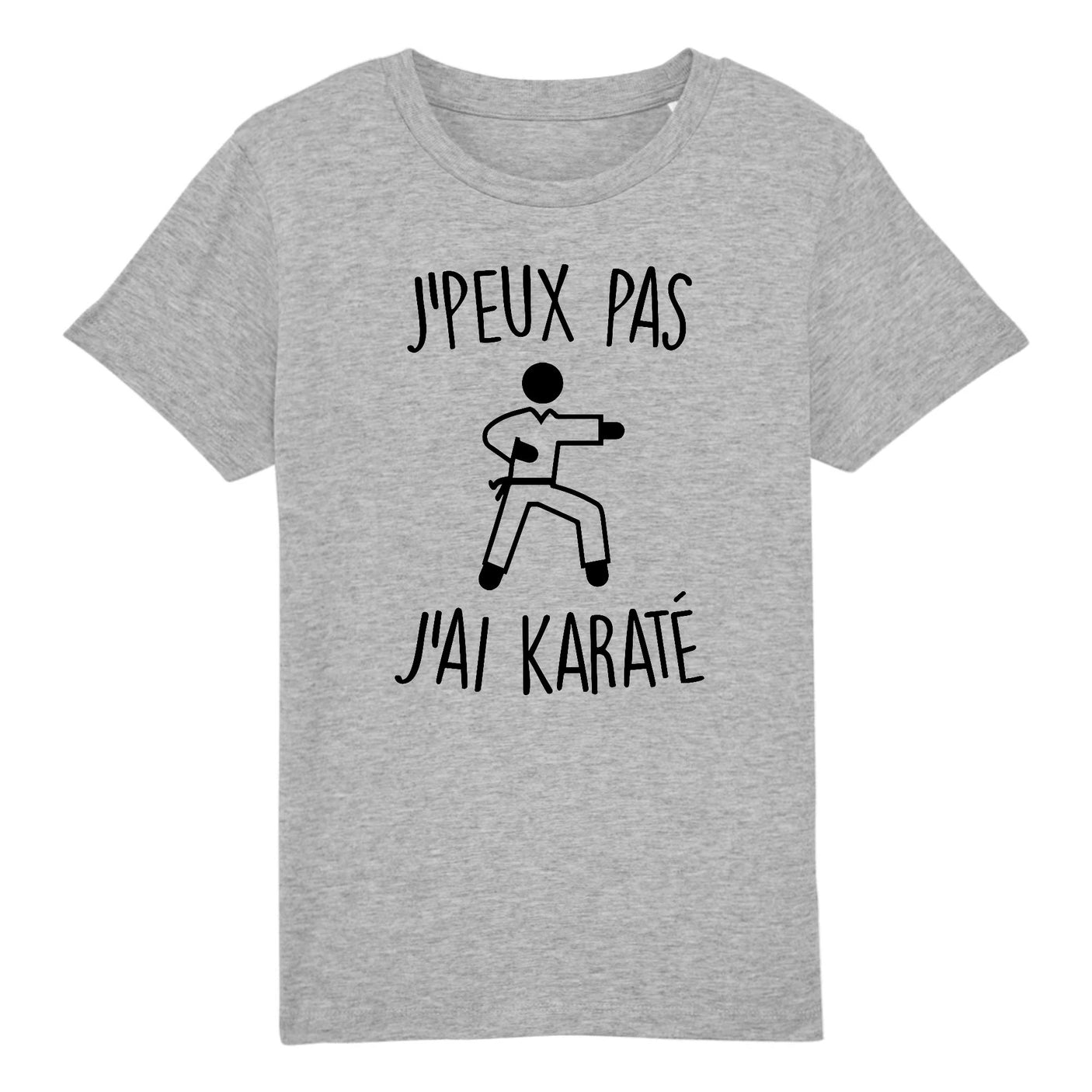 T-Shirt Enfant J'peux pas j'ai karaté 