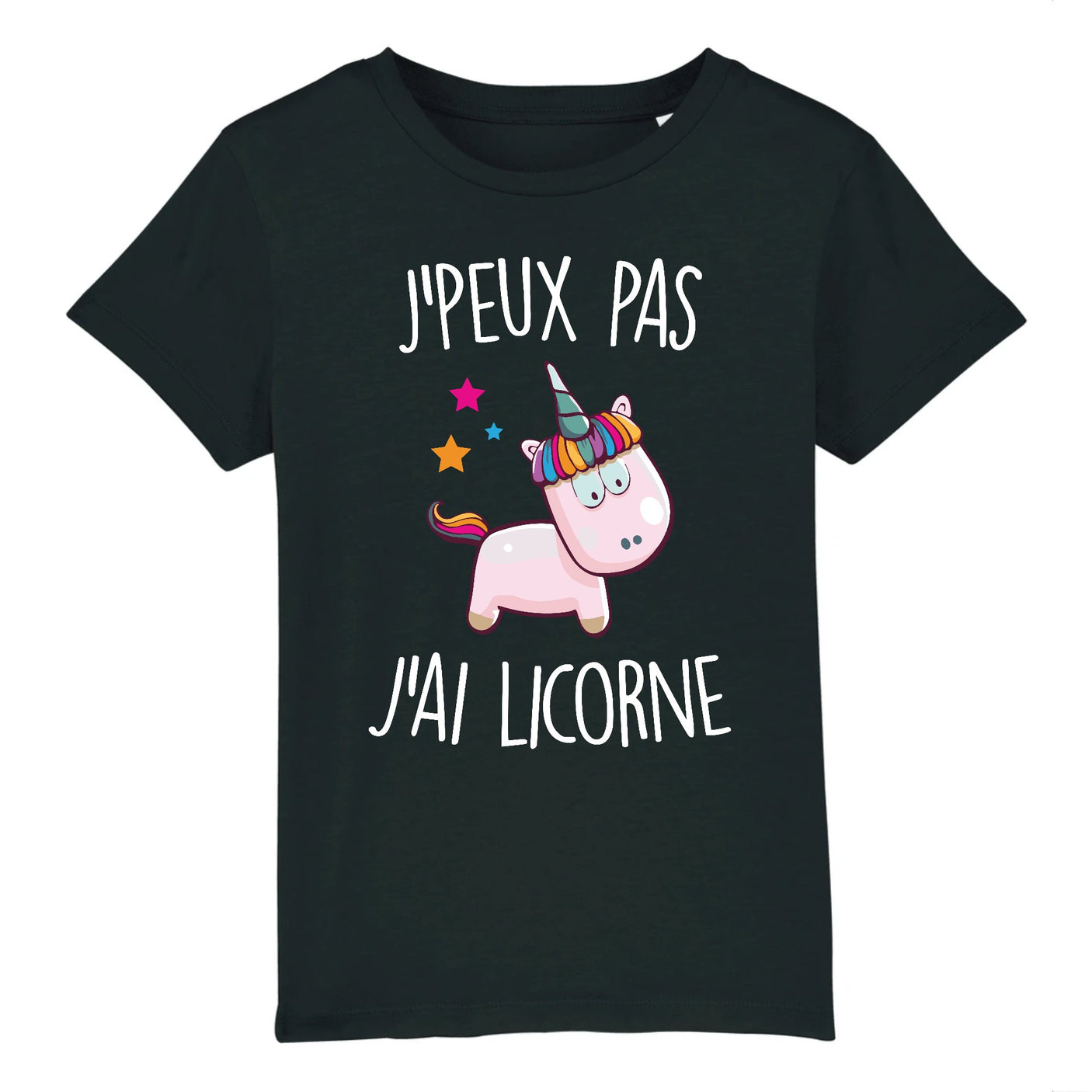 T-Shirt Enfant J'peux pas j'ai licorne 