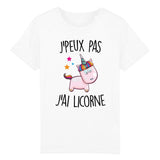 T-Shirt Enfant J'peux pas j'ai licorne 