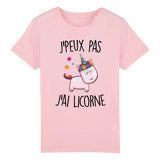 T-Shirt Enfant J'peux pas j'ai licorne 