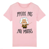 T-Shirt Enfant J'peux pas j'ai maths 