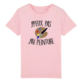T-Shirt Enfant J'peux pas j'ai peinture 