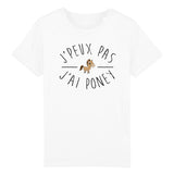 T-Shirt Enfant J'peux pas j'ai poney 