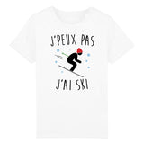 T-Shirt Enfant J'peux pas j'ai ski 