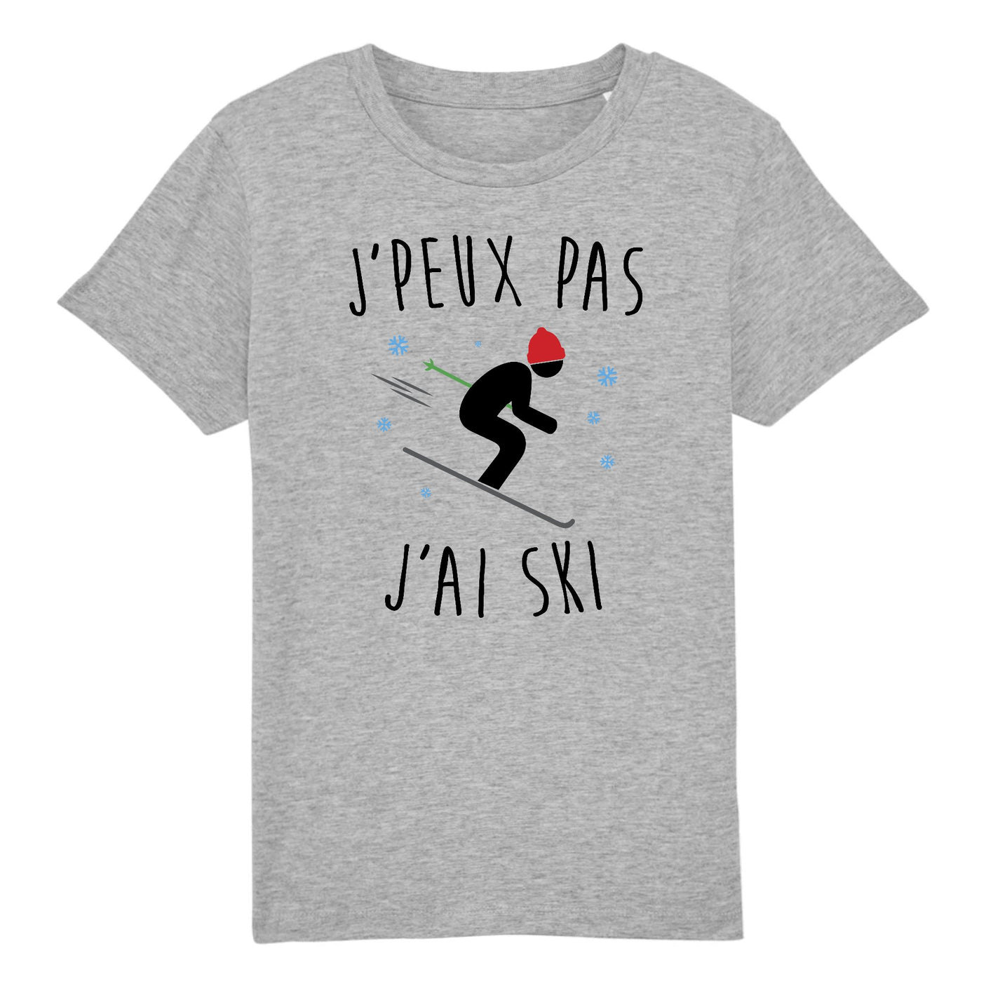 T-Shirt Enfant J'peux pas j'ai ski 