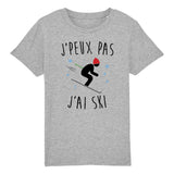 T-Shirt Enfant J'peux pas j'ai ski 