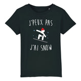 T-Shirt Enfant J'peux pas j'ai snow 