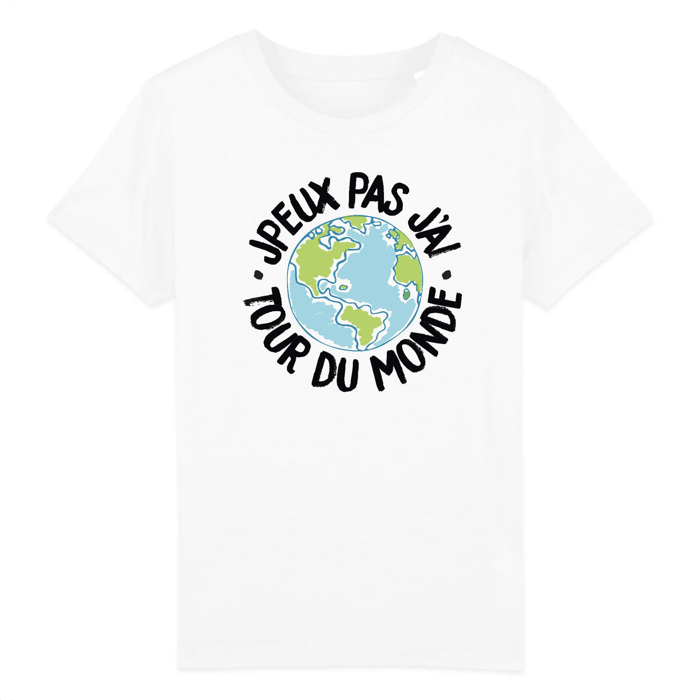 T-Shirt Enfant J'peux pas j'ai tour du monde 