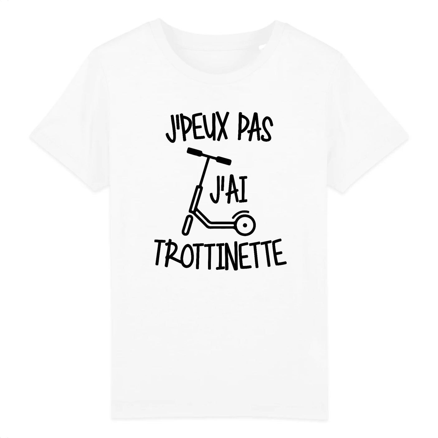 T-Shirt Enfant J'peux pas j'ai trottinette 