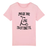 T-Shirt Enfant J'peux pas j'ai trottinette 