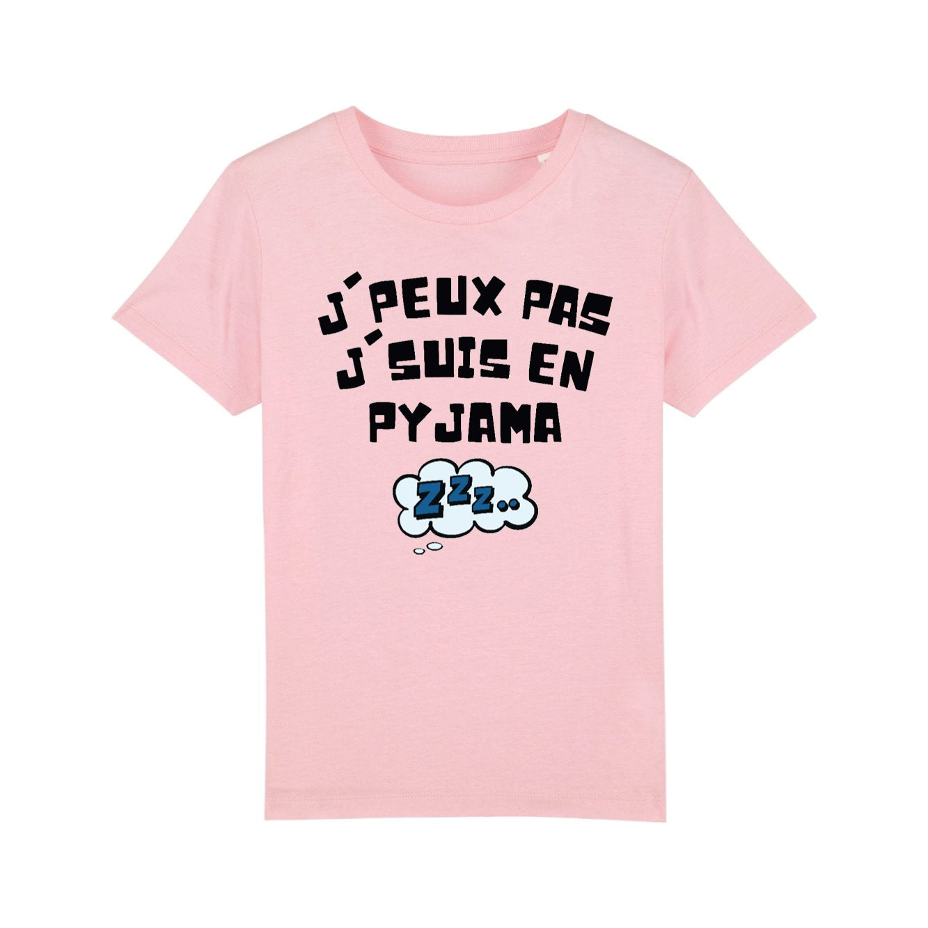 T-Shirt Enfant J'peux pas j'suis en pyjama 