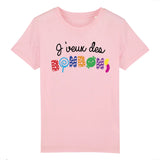 T-Shirt Enfant J'veux des bonbons 