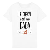 T-Shirt Enfant Le cheval c'est mon dada 