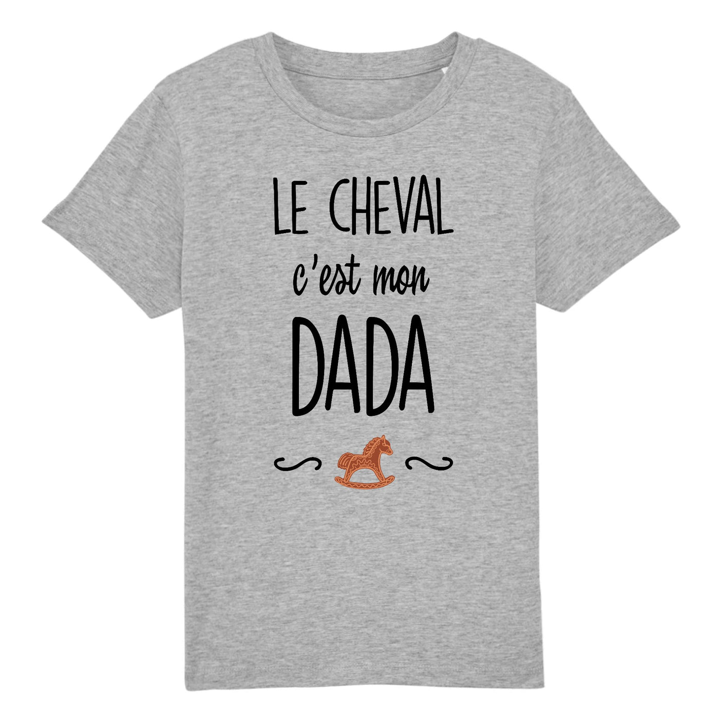 T-Shirt Enfant Le cheval c'est mon dada 