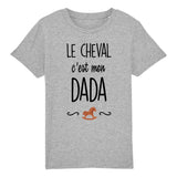 T-Shirt Enfant Le cheval c'est mon dada 