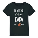 T-Shirt Enfant Le cheval c'est mon dada 
