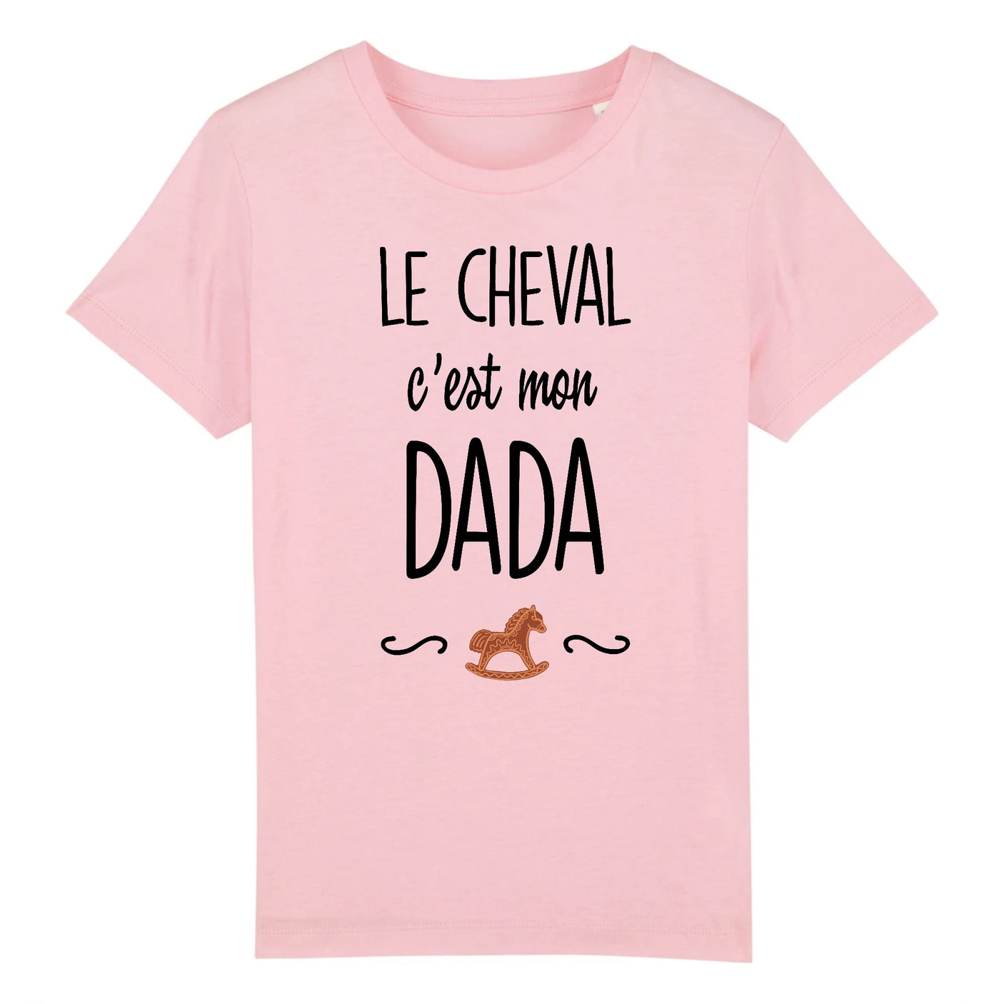 T-Shirt Enfant Le cheval c'est mon dada 