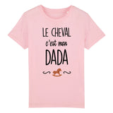 T-Shirt Enfant Le cheval c'est mon dada 
