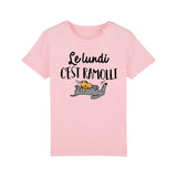 T-Shirt Enfant Le lundi c'est ramolli 