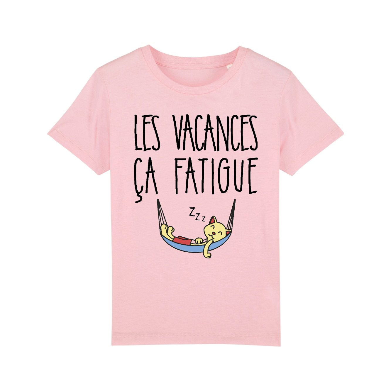 T-Shirt Enfant Les vacances ça fatigue 