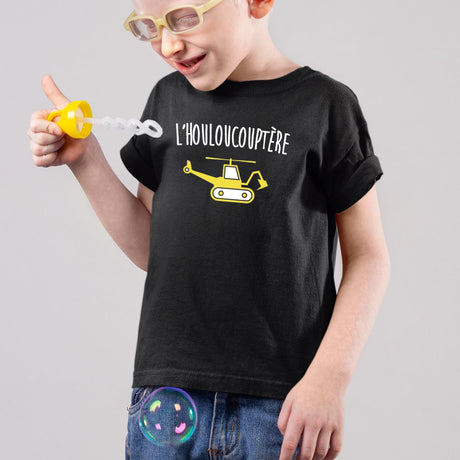 T-Shirt Enfant L'houloucoptère Noir