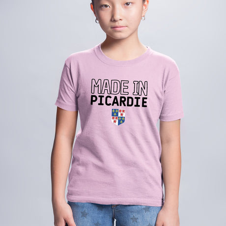 T-Shirt Enfant Made in Picardie Rose