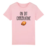 T-Shirt Enfant On dit chocolatine 