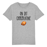 T-Shirt Enfant On dit chocolatine 