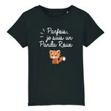 T-Shirt Enfant Panda roux 