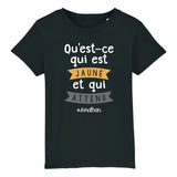 T-Shirt Enfant Qu'est-ce qui est jaune Jonathan 