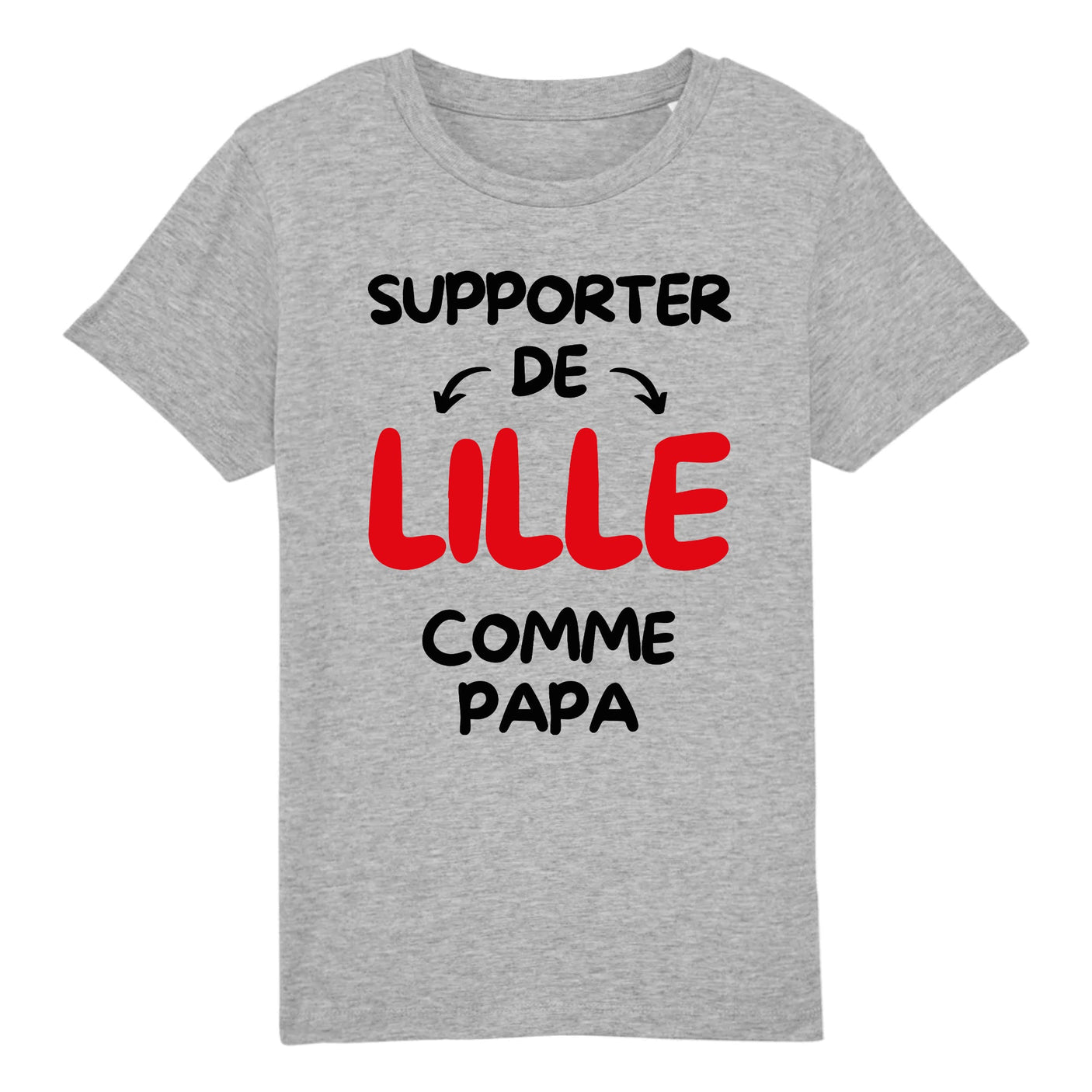 T-Shirt Enfant Supporter de Lille comme papa 