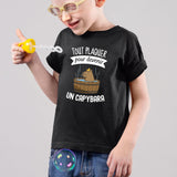 T-Shirt Enfant Tout plaquer pour devenir un capybara Noir