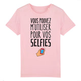 T-Shirt Enfant Vous pouvez m'utiliser pour vos selfies 