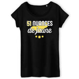 T-Shirt Femme 51 nuances de jaune 